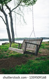 Wooden Porch Swing