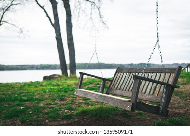 Wooden Porch Swing