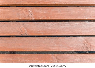 Wooden rectangular painted bench bars