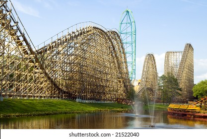 Wooden Roller Coaster