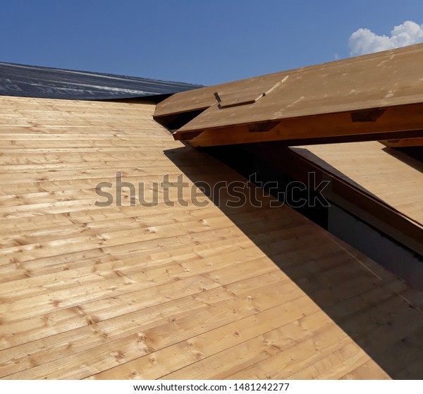 Wooden Roof Dormer Window Construction Building Stock Photo Edit