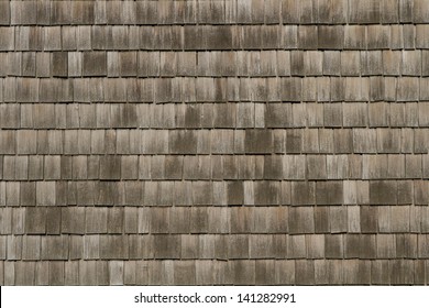 Wooden roof shingles