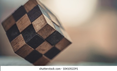 Wooden Rubik's Cube 