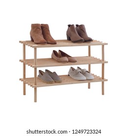 Wooden Shoe Rack