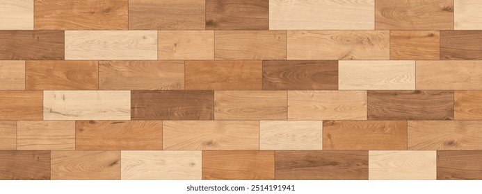 Wooden slats. Natural wood lath line arrange pattern texture background - Powered by Shutterstock