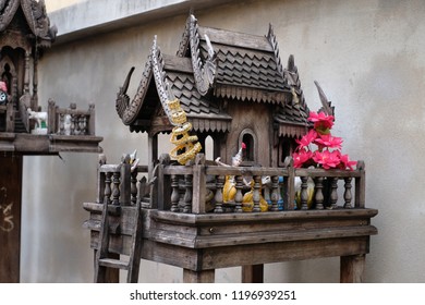 Wooden Spirit House