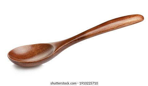 Wooden  Spoon Isolated On White