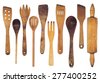 kitchen utensils isolated