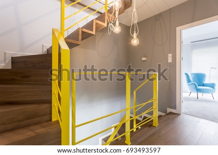 Similar – Image, Stock Photo Staircase Entrance