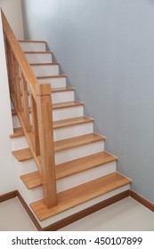 Wooden Stairs In House