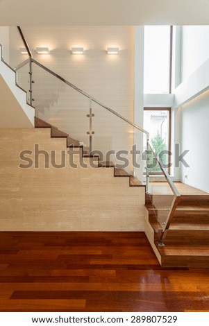 Similar – Illuminated staircase.