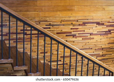 Wooden Stairs Wall Wood Background Stock Photo 650479636 | Shutterstock