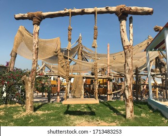 Wooden Swing At Banan Beach