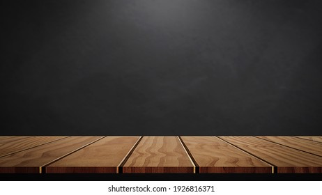 Wooden Table Dark Gray Blurred Background Stock Photo 1926816371 |  Shutterstock