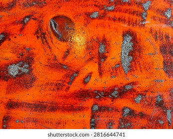 Wooden table surface with scratch pattern