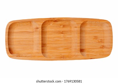 Wooden tableware on a white background. Design concept. Copy of the space. - Shutterstock ID 1769130581