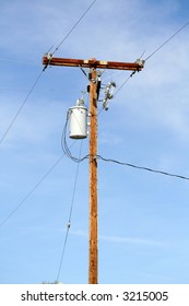 Wooden Telephone Poll