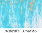 Wooden Texture Background in Turquiose