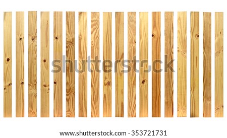 Wooden texture isolated on white background. This has clipping path.