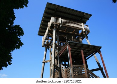 Wooden Tower With Beautiful Design