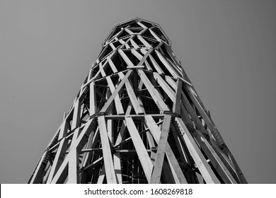 Wooden Tower In The Middle Of Nowhere