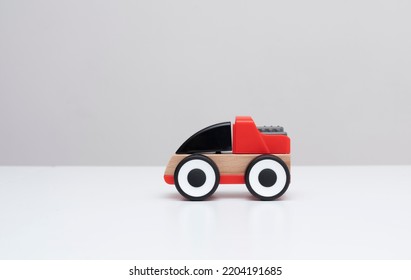 Wooden Toy Car, Front View