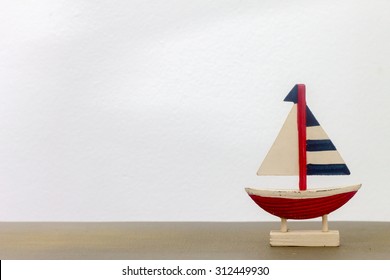 Wooden Toy Sailing Boat