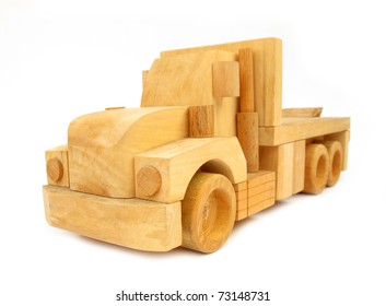 Wooden Toy Truck