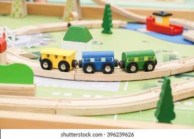 Wooden Train Toy