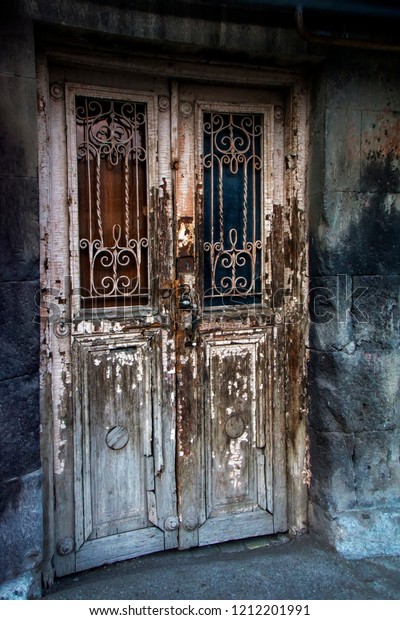 Wooden Vintage Door Wall Old Building Stock Photo Edit Now