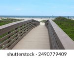 Wooden Walkway Leading to Beautiful Sullivan