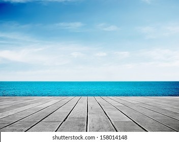 Wooden walkway on sunny day - Powered by Shutterstock