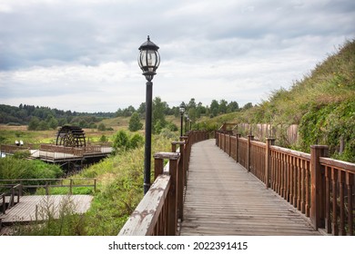Wooden walkways in a country park - Shutterstock ID 2022391415