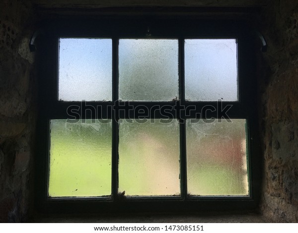 Wooden Window Frame Barn Stone Wooden Stock Photo Edit Now