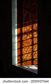 Wooden Window In A Mosque