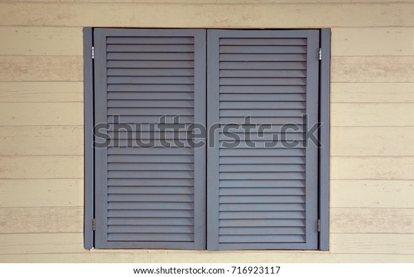Wooden Window Shutters Interior Cafe Stock Photo Edit Now
