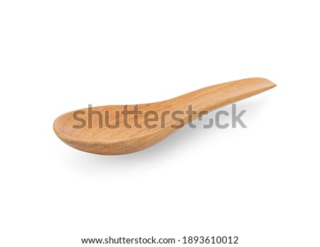 woodenspoon on a white background