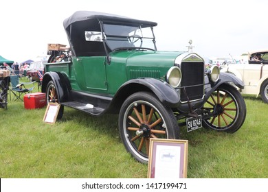 Woodhall Spa, Lincolnshire / UK - May 19 2019. Ford Model T On Display At Woodhall Spa Country Fair, UK.