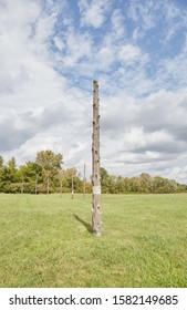 Woodhenge In Cahokia, Illinois, Was Created By The Mississippian Culture As An Ancient Method To Mark Solstices And Equinoxes.