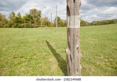 Woodhenge In Cahokia, Illinois, Was Created By The Mississippian Culture As An Ancient Method To Mark Solstices And Equinoxes.