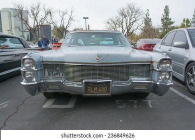 Woodland Hills, CA - December 7, 2014:  Cadillac Sedan De Ville 1965 On Display At The 11th Annual Motor4toys Charity Car Show And Toy Drive