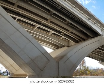 Woodrow Wilson Bridge With Sky