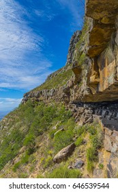 Woodstock Cave Along Cape Town Table Mountain Range - South Africa