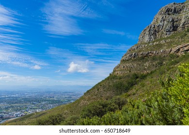 Woodstock Cave Along Cape Town Table Mountain Range - South Africa