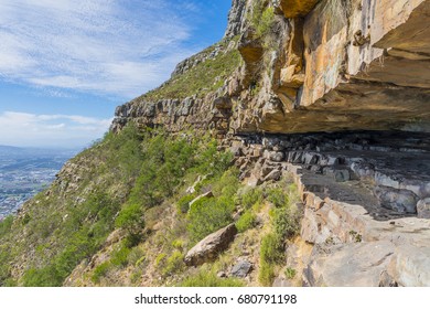 Woodstock Cave Along Cape Town Table Mountain Range - South Africa