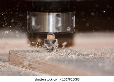 Woodworking Machine In Work