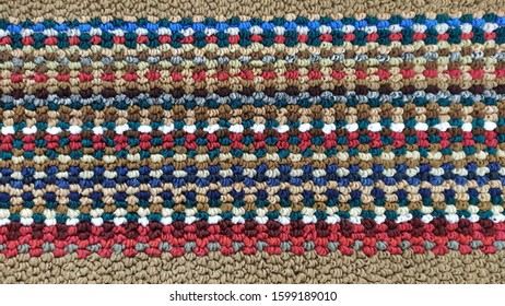 Wool carpets with unique design.
