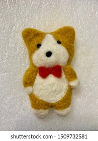 Wool Felt Works. A Corgi. Very Cute Dog.