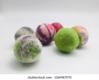 Wool Felted Balls, Dryer Balls, Wet Felting