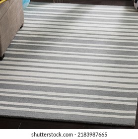 Wool Hand Tufted Stripe Area Rug